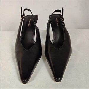 Michael Kors Black Pointed Toe Heels- size 6.5